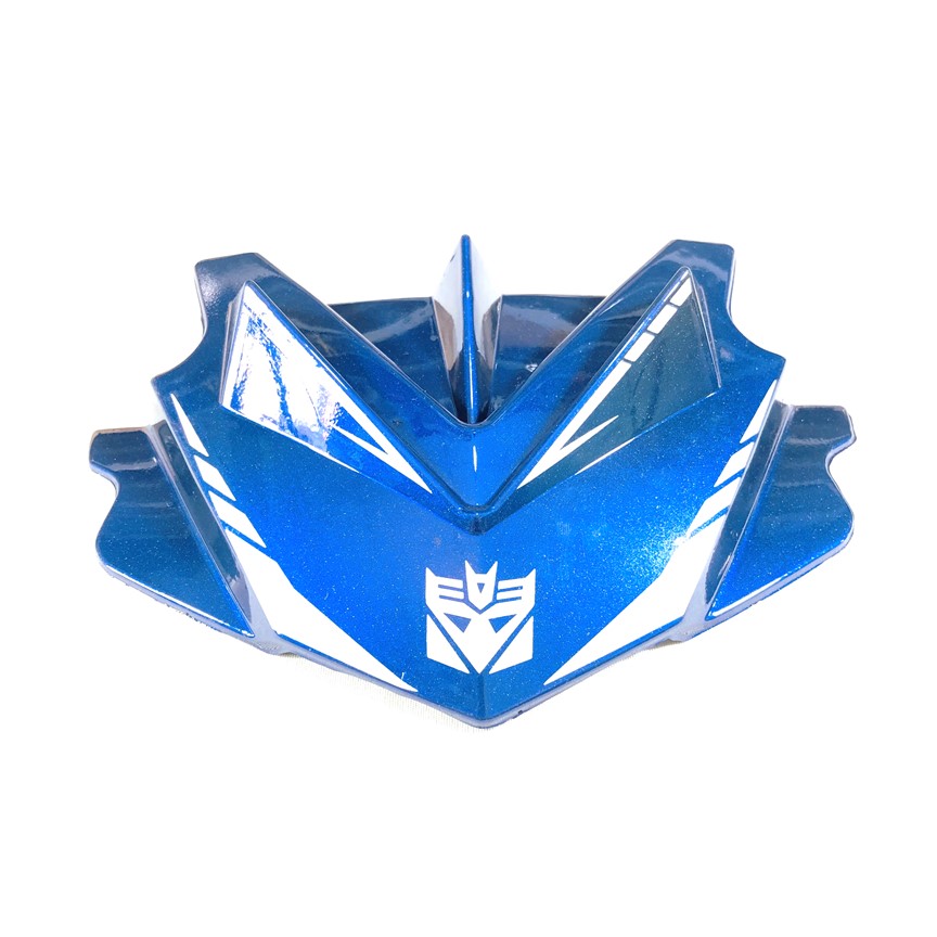 Combo ốp pô và mão sừng Exciter màu Xanh Dương