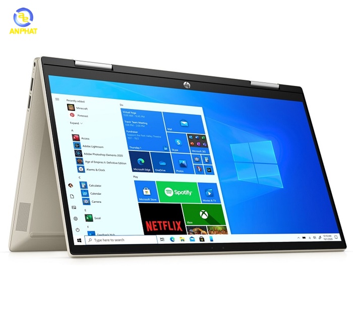 Laptop HP Pavilion x360 14-dy0076TU 46L94PA (Core  i5-1135G7 | 8GB | 512GB | 14 inch FHD | Cảm ứng | Win 11 | Vàng) - Hàng Chính Hãng