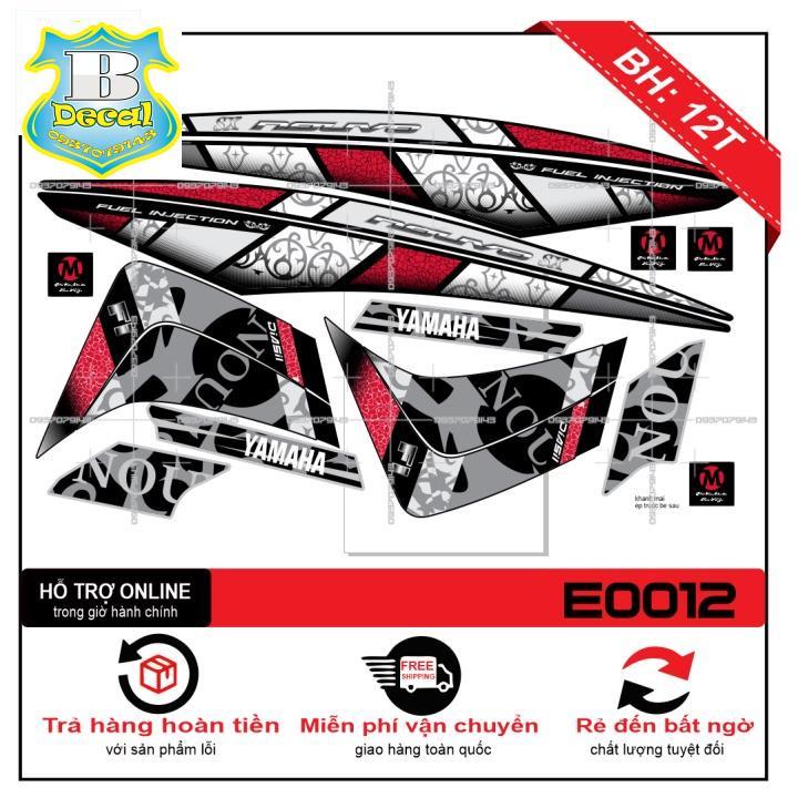 Tem rời dành cho NOUVO 5 SX ĐỎ ĐEN