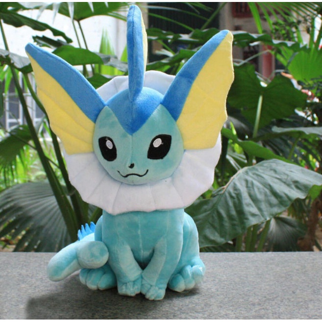 Gấu bông pokemon Eevee (eevui) Vaporeon hệ nước (20cm---&gt;30cm) nguyên tem nguyên tag xịn mịn đẹp hàng cao cấp, an toàn cho trẻ nhỏ