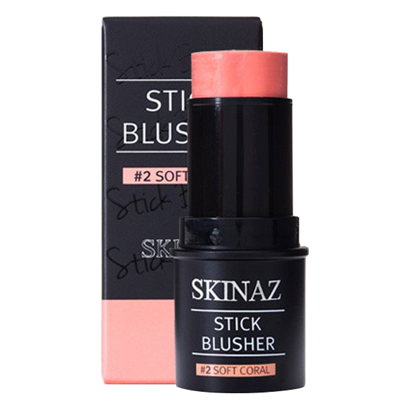 Kem Má Hồng Skinaz Stick Blusher (#2 Soft Coral) (8ml)