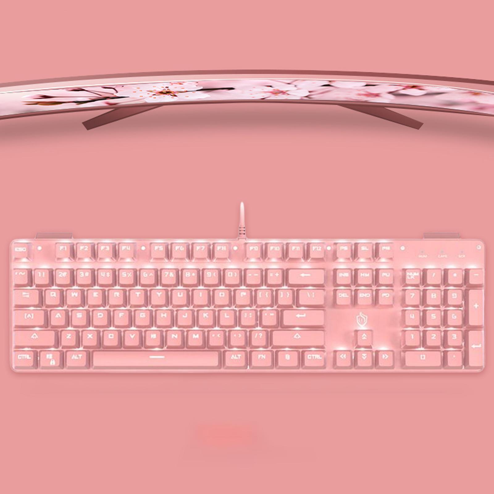 Professional 104 Keys Keyboard, LED Gaming Keyboards Backlit Gaming Keyboard for PC Computer Gamer