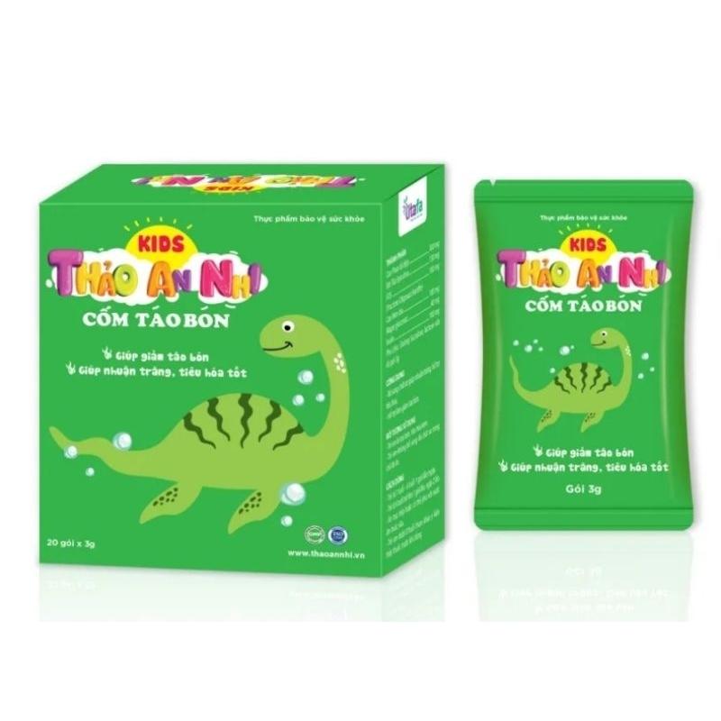 CỐM TÁO BÓN THẢO AN NHI - Hộp 20 gói - Bổ sung chất xơ giúp nhuận tràng hỗ trợ tiêu hóa cho bé