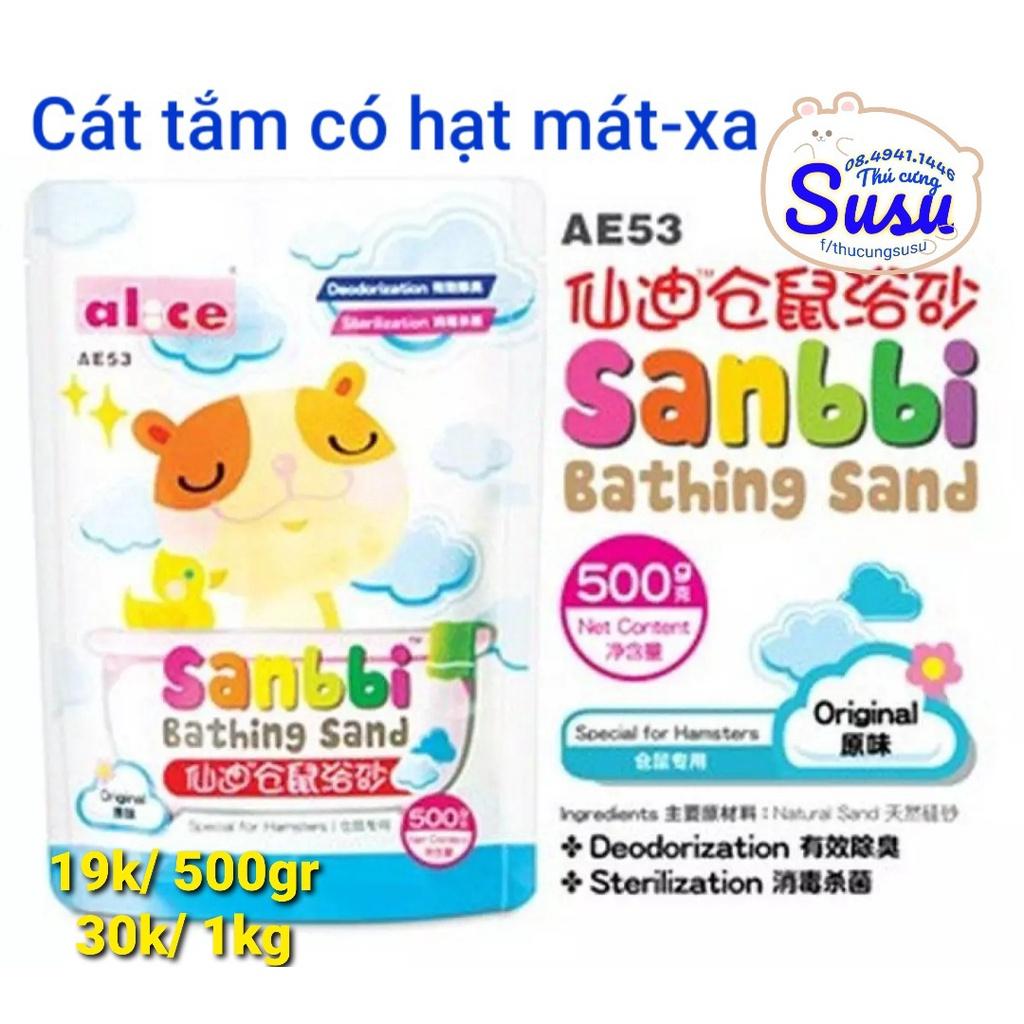 Cát Tắm Hamster Sanbbi có hạt Massage - Hàng chính hãng