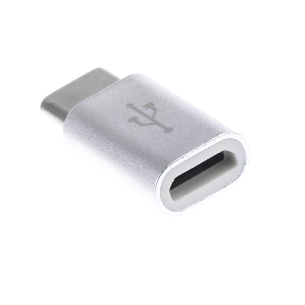 USB Type C Male Connector to Micro USB Female Converter Adapter