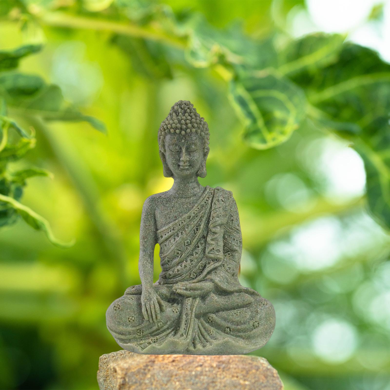 Resin Buddha Statue Buddha Sculpture Gift Buddha Figurine for Desktop Office