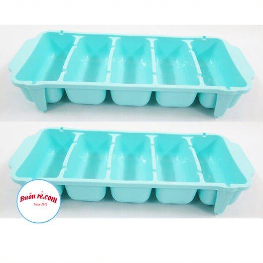 Khay làm đá 5 viên to nhựa dẻo VIỆT NHẬT PlASTIC (MS: 6928) - Buôn rẻ 01261