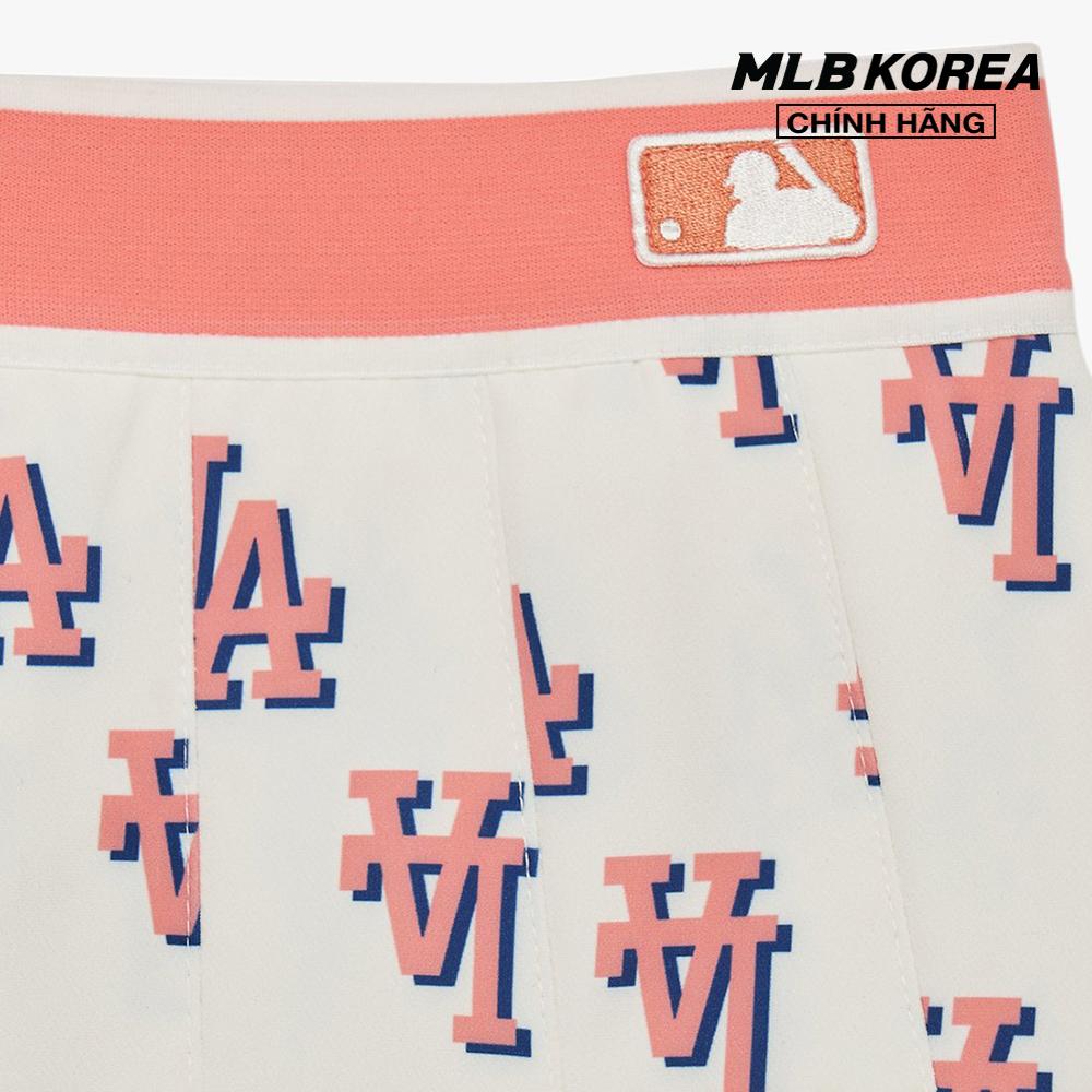 MLB - Chân váy xếp li mini Classic Monogram 3FSKM0133