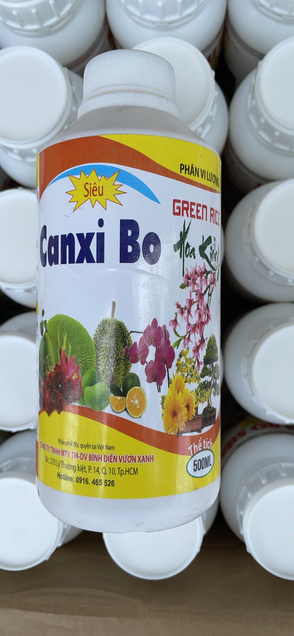 Phân bón vi lượng kali Bo sữa Canxi Bo lọ 500ml giúp tăng năng suất nông sản