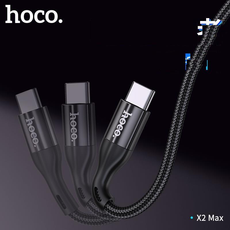 Cáp sạc nhanh và truyền data dành cho Hoco X2 Max Flash cổng Type-C Micro-USB QC3.0,max 3A,dài 1M/2M - Hàng chính hãng