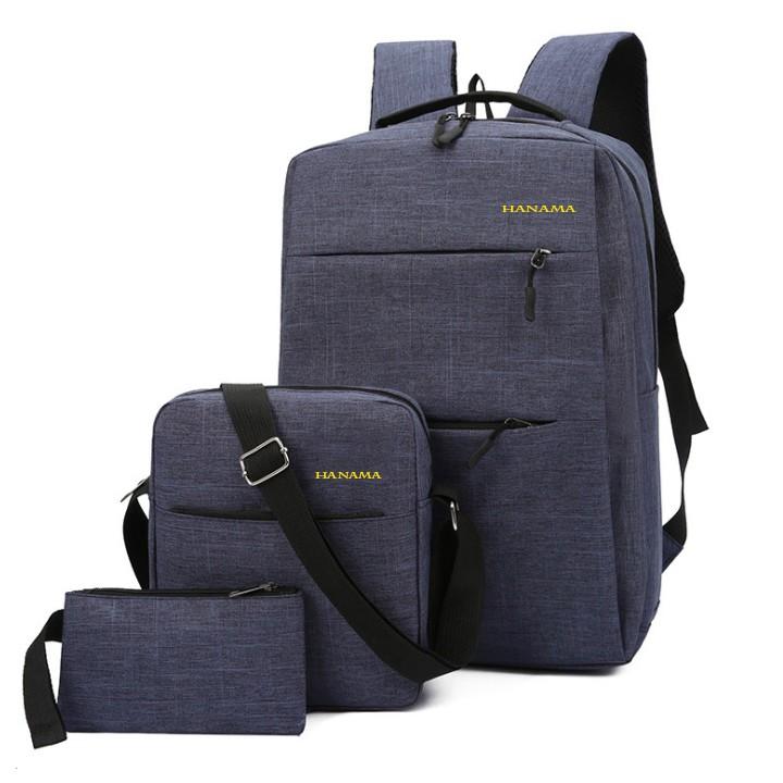 Set Ba lô, túi, ví thời trang cao cấp BACKPACK 083 - Chính Hãng Phân Phối