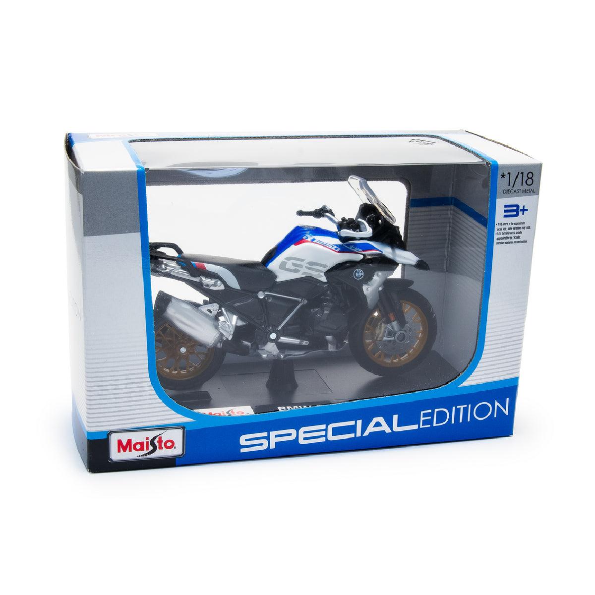 Đồ Chơi Xe Mô Hình Mô Tô Tỉ Lệ 1:18 Bmw R 1250 Gs Có Kệ Đứng MAISTO 20117/MT39300