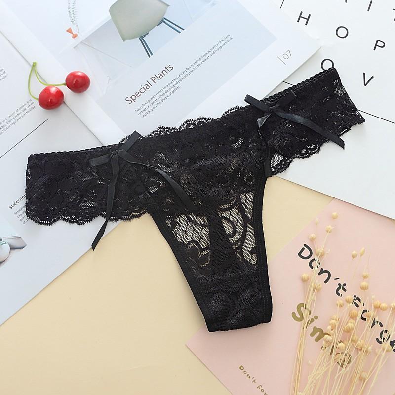 Combo 3 chiếc quần lót ren nữ lọt khe quyến rũ gợi cảm - Chất liệu ren hoa mềm co giãn ,màu ngẫu nhiên- Mã DL015