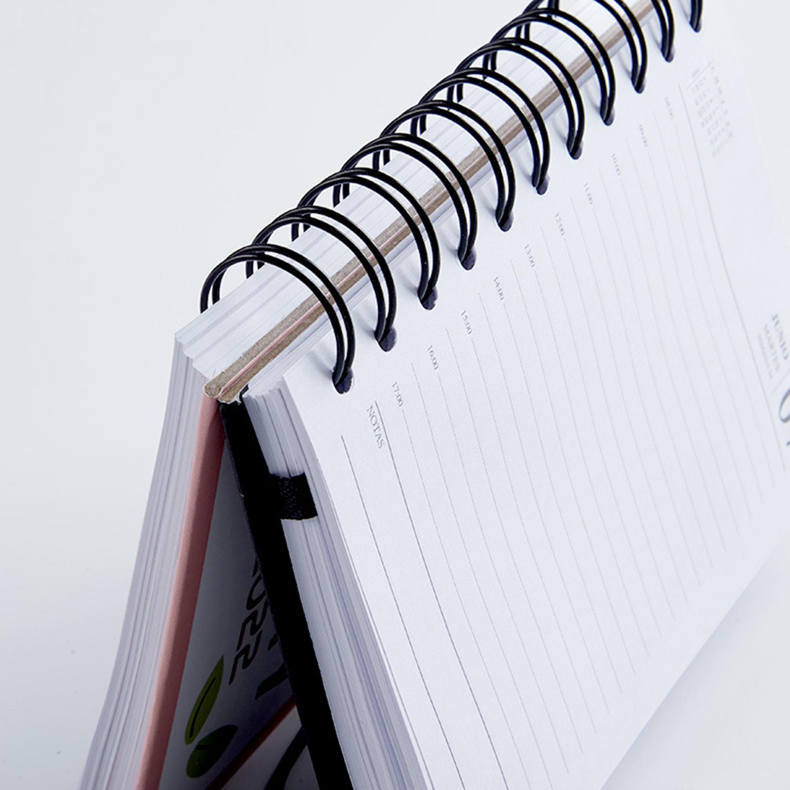 Spiral Bound Notebook, Colorful Spiral Bound Ruled Notebook, for School Supplies Office