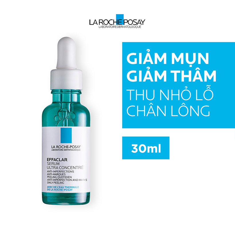 Bộ dưỡng chất giảm mụn, giảm thâm và hỗ trợ thu nhỏ lỗ chân lông La Roche-Posay Effaclar Serum