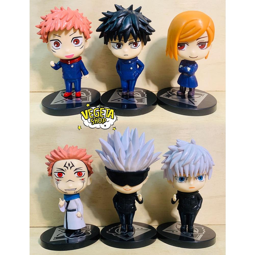Mô hình Jujutsu Kaisen - Chú thuật hồi chiến - 6 nhân vật Inumaki Yuji Itadori Sukuna Satoru Gojo Megumi Nobara Kugisaki