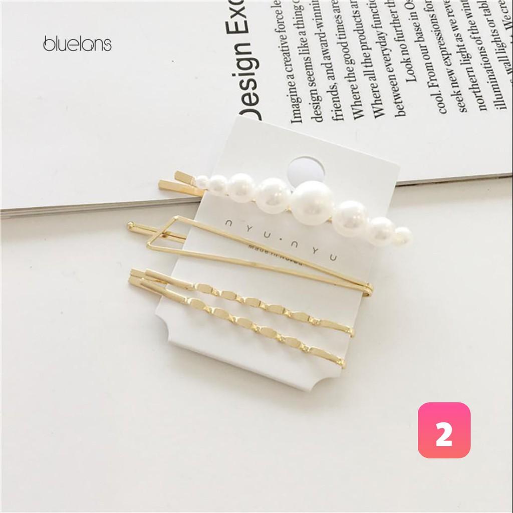 SÉT 4 KẸP TÓC MÁI SANG CHẢNH