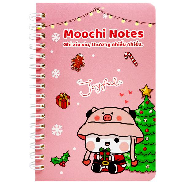 Sổ Lò Xo Moochi Christmas A6 - Kẻ Ngang - 160 Trang 80gsm - The Sun 03