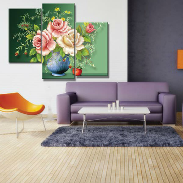 Bộ 3 Tranh Treo Tường TBG0021 (90 x 70 cm)