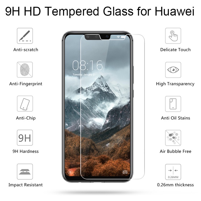 Tấm dán kính cường lực độ cứng 9H dành cho Huawei Mate 20 Pro - KLC01
