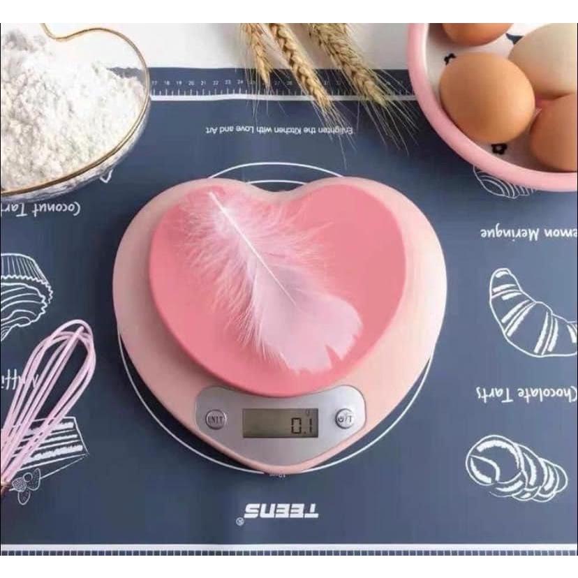 Cân tiểu ly nhà bếp Trái Tim 5kg