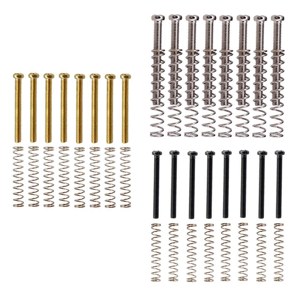 12 Piece Humbucker Pickup Pickup Screws And Spring Accessories For Electric Guitar