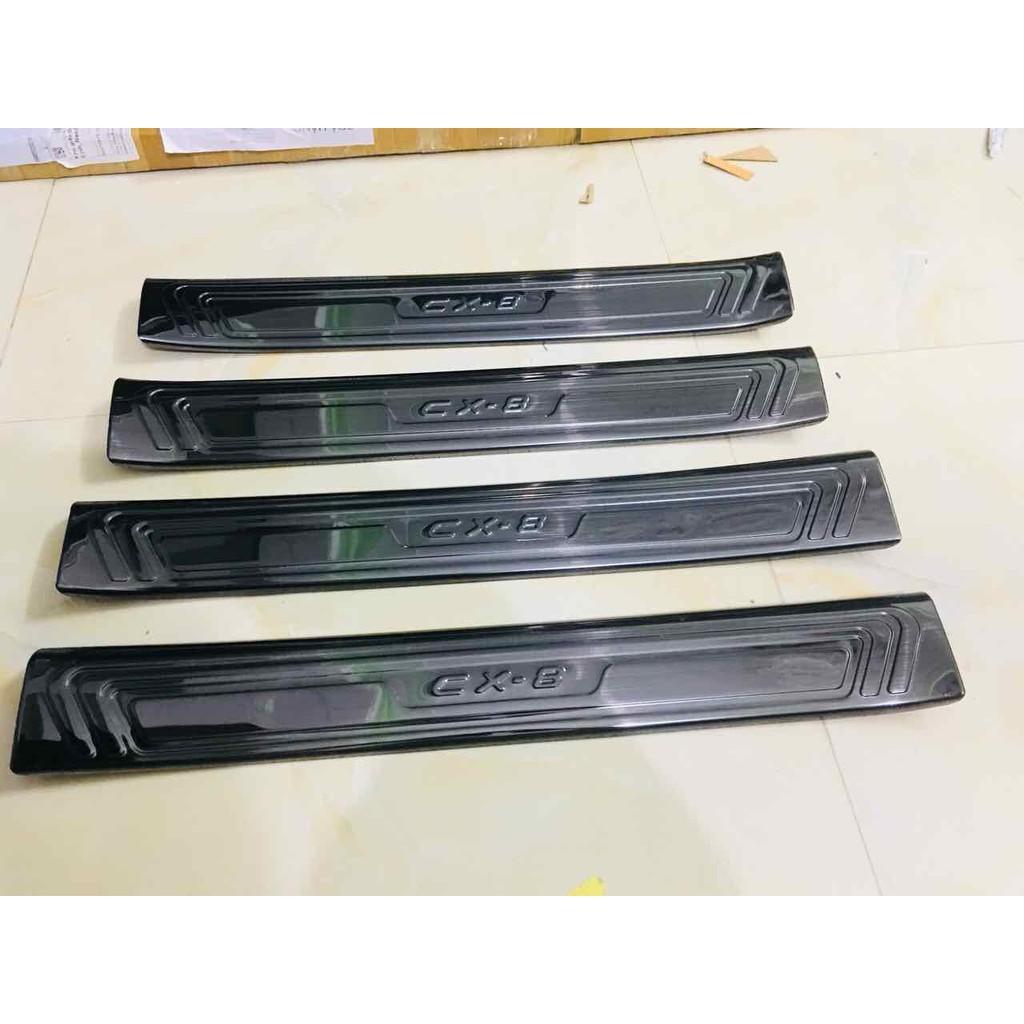Ốp bậc trong ngoài xe mazda Cx8 2019 2020 mẫu titan