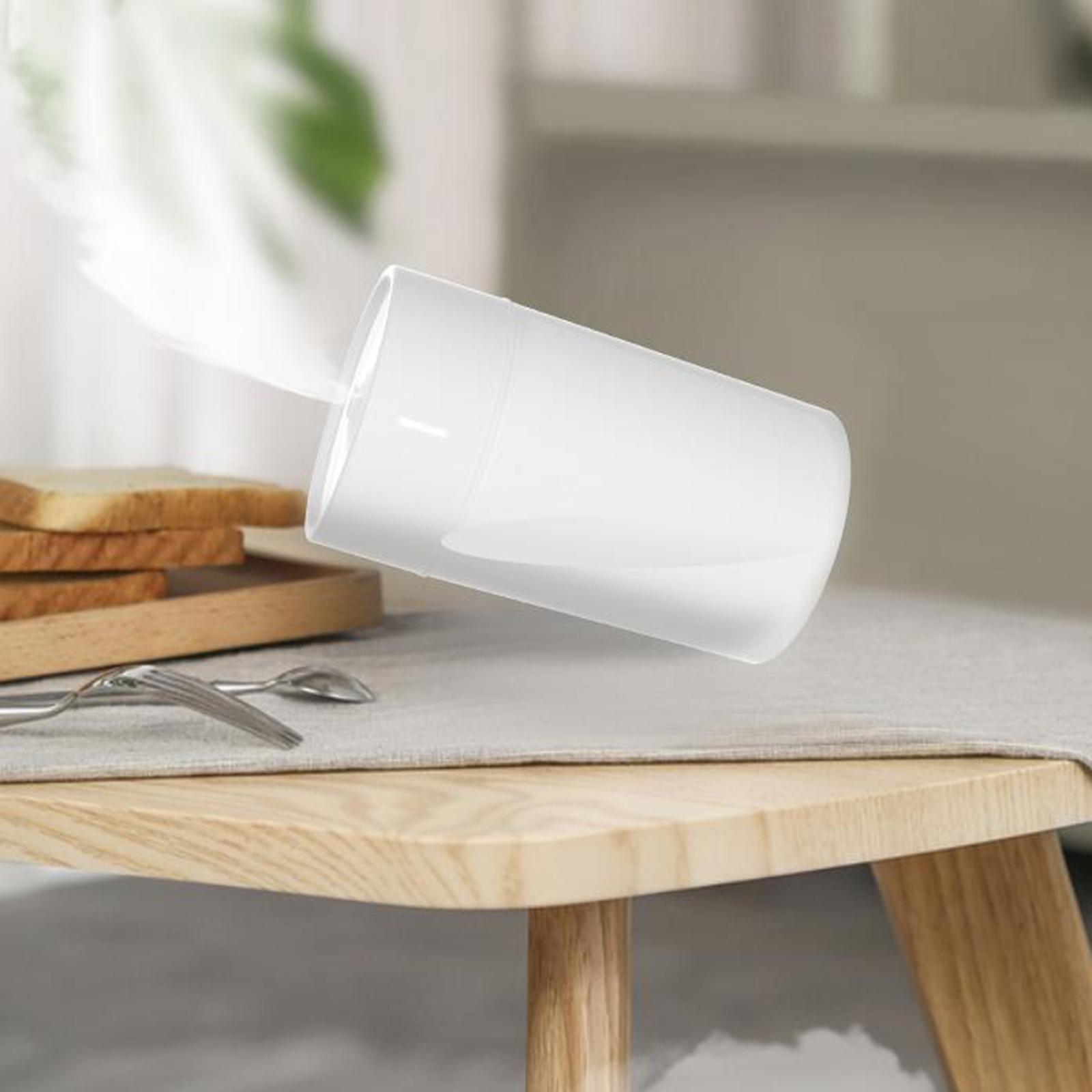 Portable Desktop Humidifier with Night Light Low Noise   260ml White