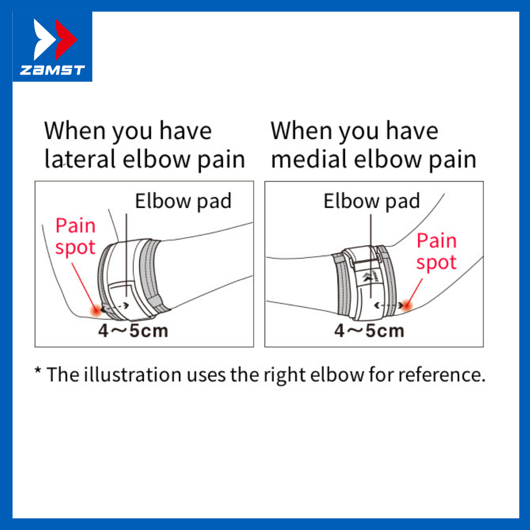 ZAMST Elbow Band Đai hỗ trợ/ bảo vệ khuỷu tay