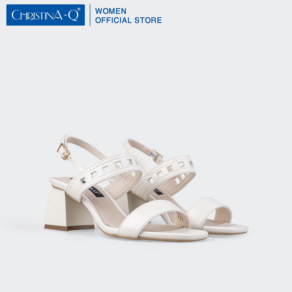 Giày Sandals Nữ Gót Trụ ChristinA-Q XDN293