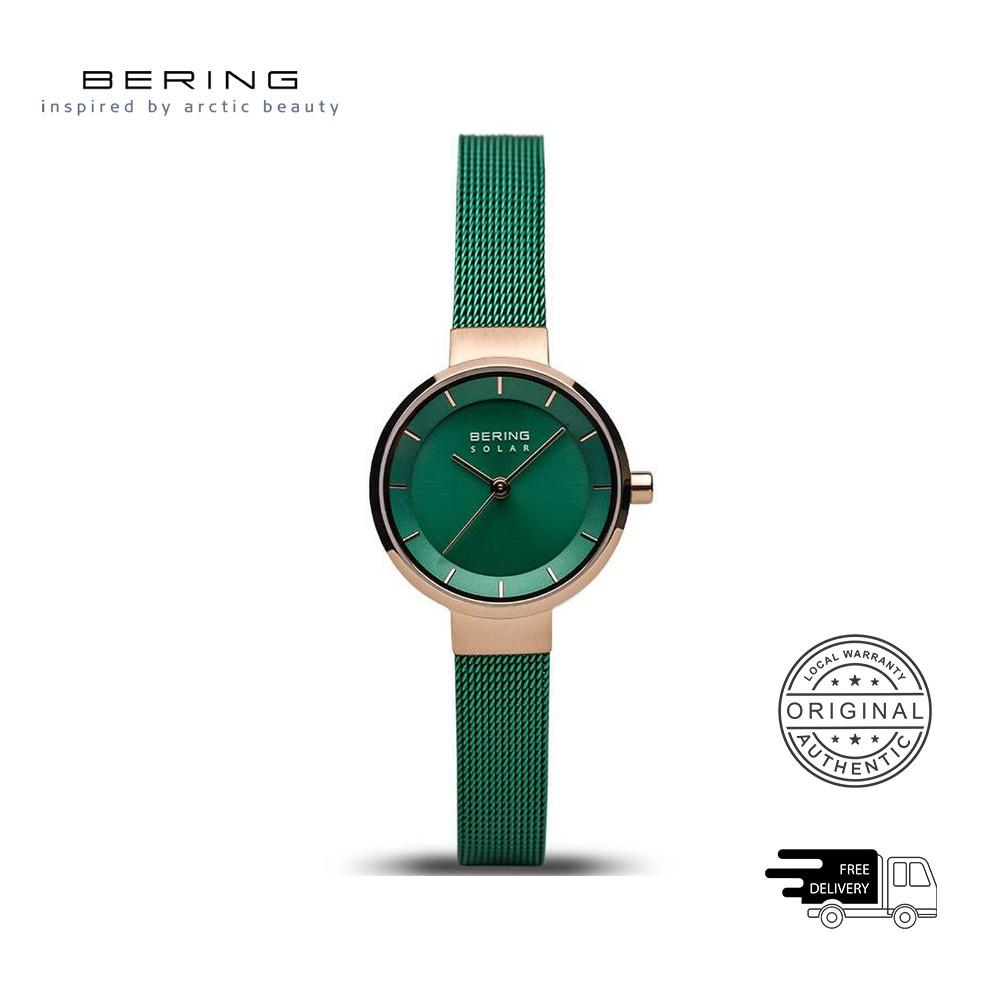 Đồng Hồ Nữ Bering Charity Màu Xanh Lá 14627-CHARITY