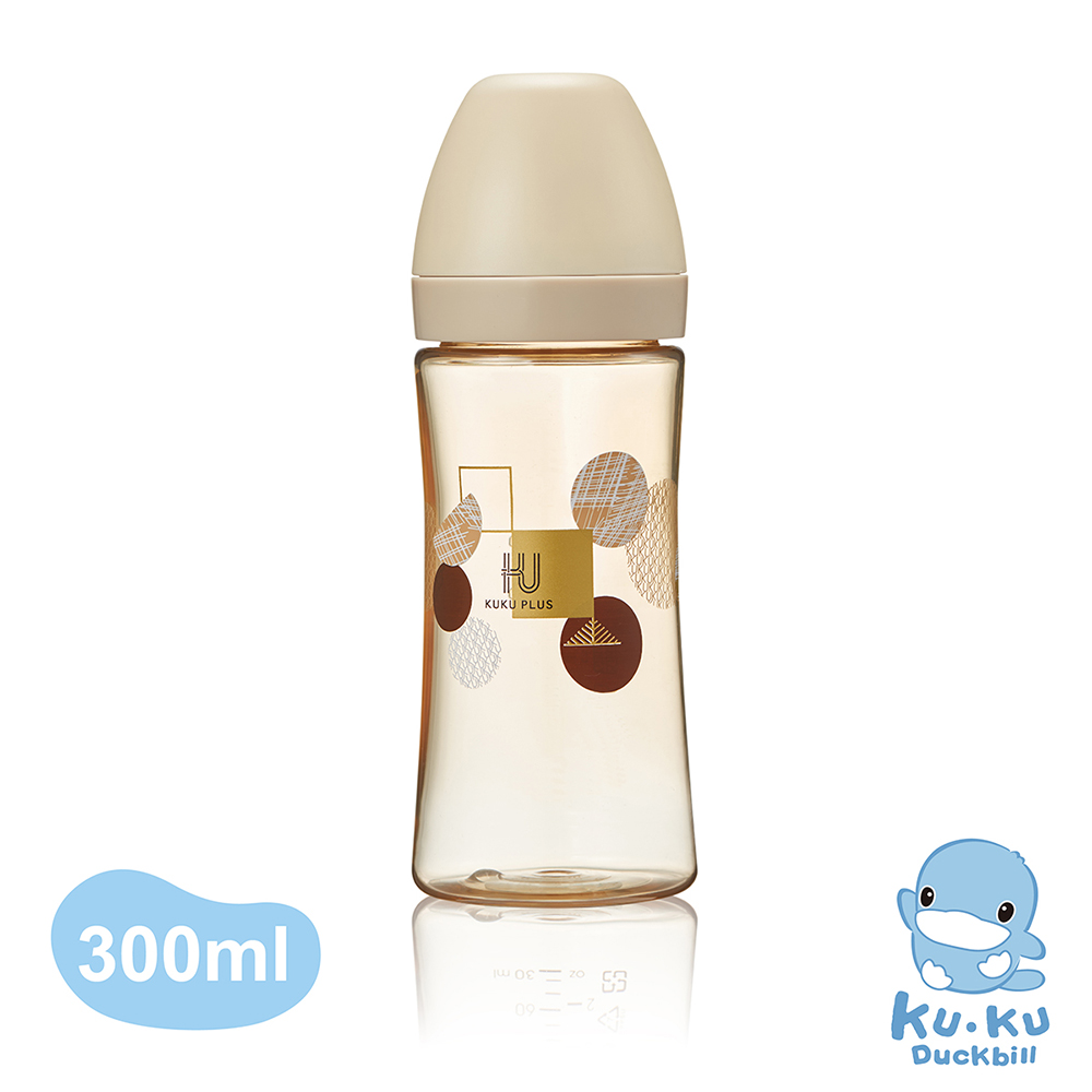 BÌNH SỮA KUKU CỔ RỘNG PPSU PHIÊN BẢN KU-PLUS KU5883 - 300ml