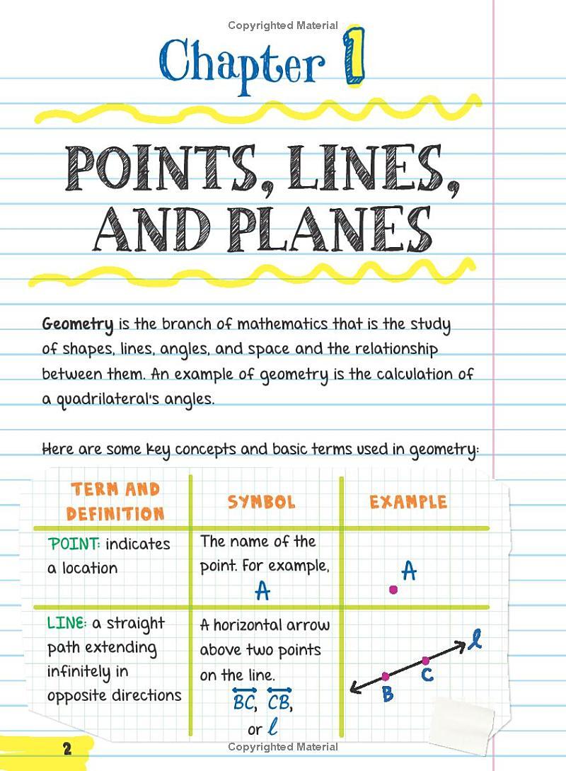 Everything You Need To Ace Geometry In One Big Fat Notebook
