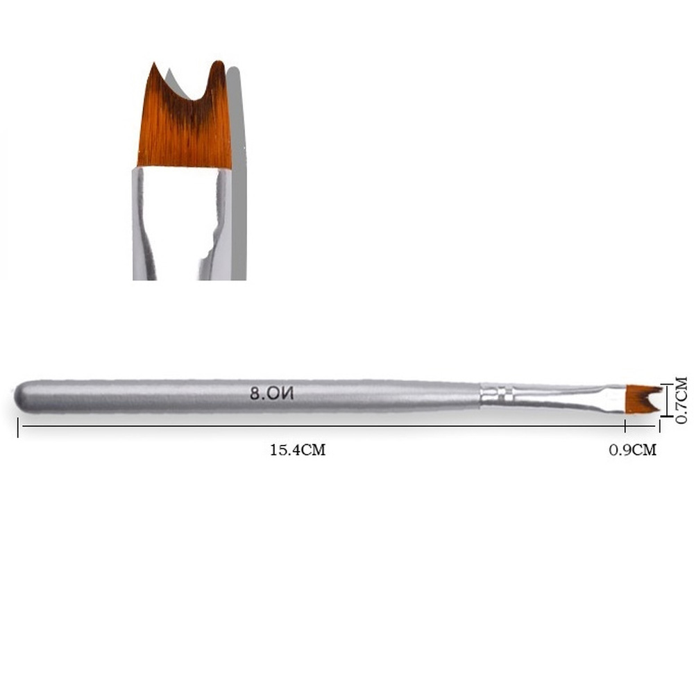 Cọ Vẽ Hoa Lưỡi Liềm Đồ Nghề Nail Chuyên Dụng, Tùy Chọn Cán Bạc Và Cán Gỗ, Màu Sắc Thời Trang, Dụng Cụ Dễ Dùng Thao Tác Giúp Tiết Kiệm Thời Gian Làm Móng Tinh Tế Theo Ý Tưởng Sáng Tạo