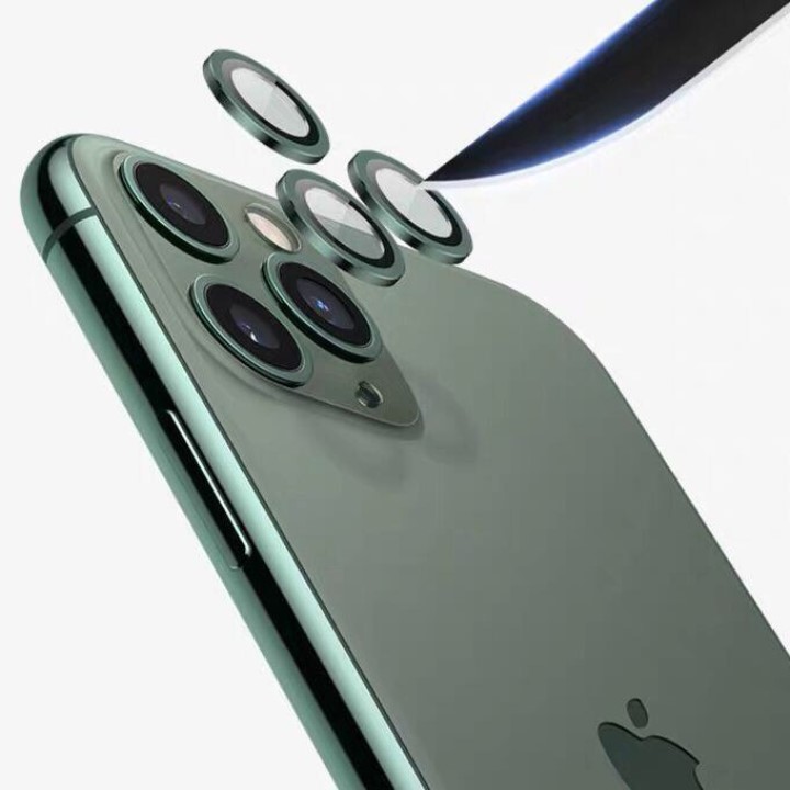 Combo Kính Cường Lực và Vòng Bảo Vệ Camera cho iPhone 11 Pro Max, 11, 11 Pro
