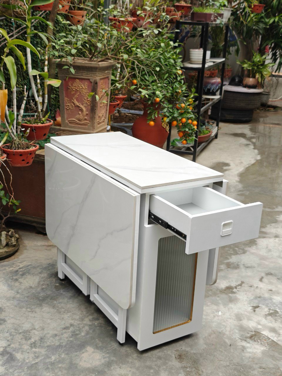Bộ bàn ăn thông minh Juno Sofa gấp gọn tiện dụng giá tận xưởng