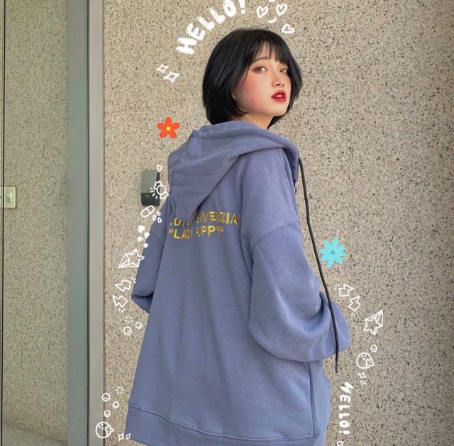 Áo Khoác Nỉ Bông Hoodie Puppy Lazy Unisex