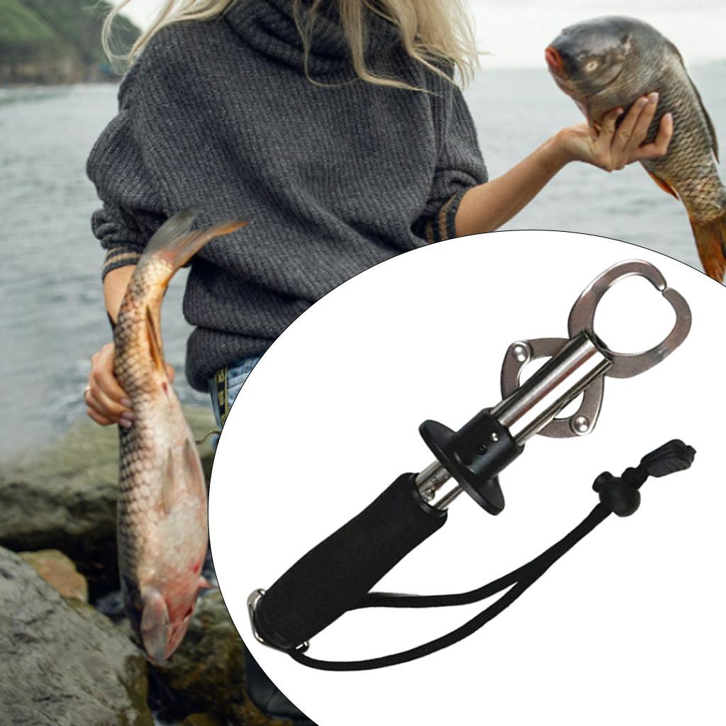 Fish Lip Gripper Clip with Scale Ruler Fish Grabber Tool With Scale