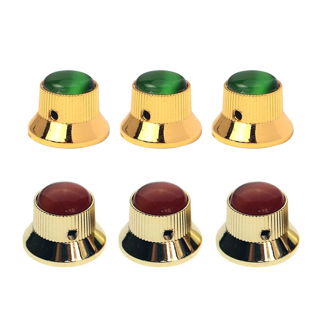 Pack of 3 Electric Guitar Knobs for Musical Instrument Accessory