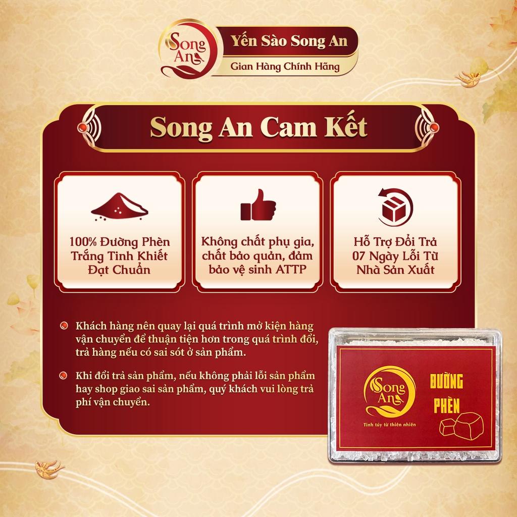 Đường phèn trắng tinh khiết Song An Food giải nhiệt thanh mát cơ thể hộp 200g