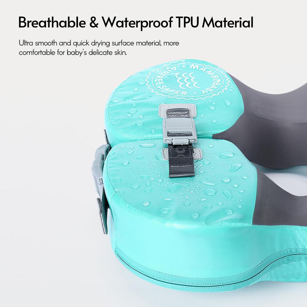 Non-Inflatable Baby Armpit Swim Float Infant Lying Swimming Ring Pool Trainer for 3-10 Months Baby
