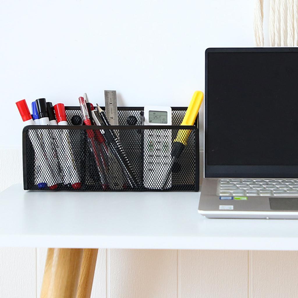 4x  Pencil Holder Black   for Locker Refrigerator Table