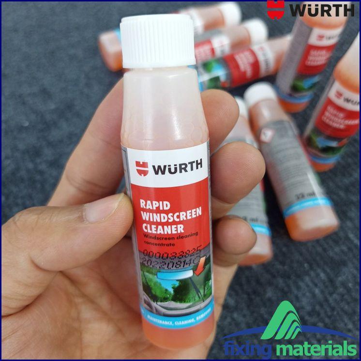 Dung dịch pha nước rửa kính xe oto WURTH Rapid WindScreen Cleaner (32ml/1 lọ)