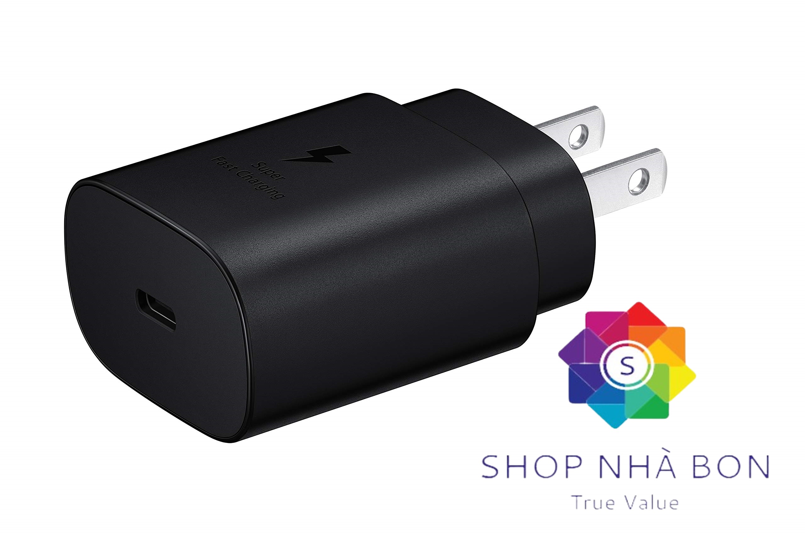 Củ sạc 25w loại Chân dẹt dùng cho Samsung Galaxy Note 10, Note 10 Lite, Note 10 Plus, S10