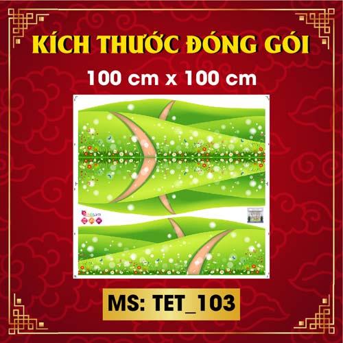 DECAL TRANG TRÍ TẾT 2023 COMBO SỐ 110