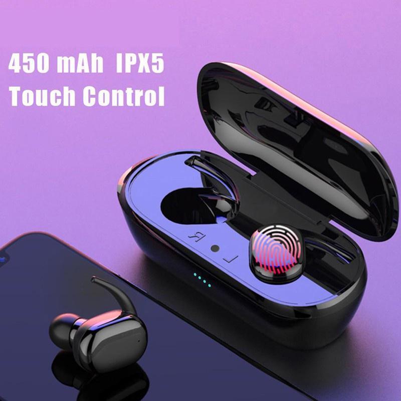 Bộ Tai Nghe Bluetooth 5.0 Không Dây Y30 TWS Chống Nước Kèm Điều Khiển Cảm Ứng Cho Android Và IOS