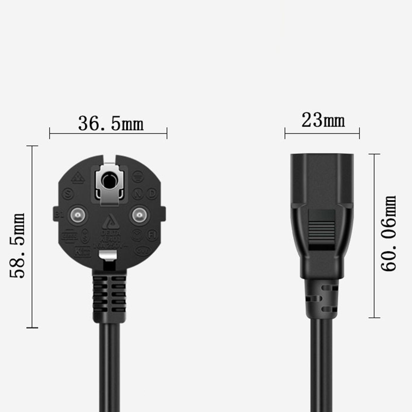 AC Power Supply Adapter Cords Cord Cable AC Adapters for Home Laptop