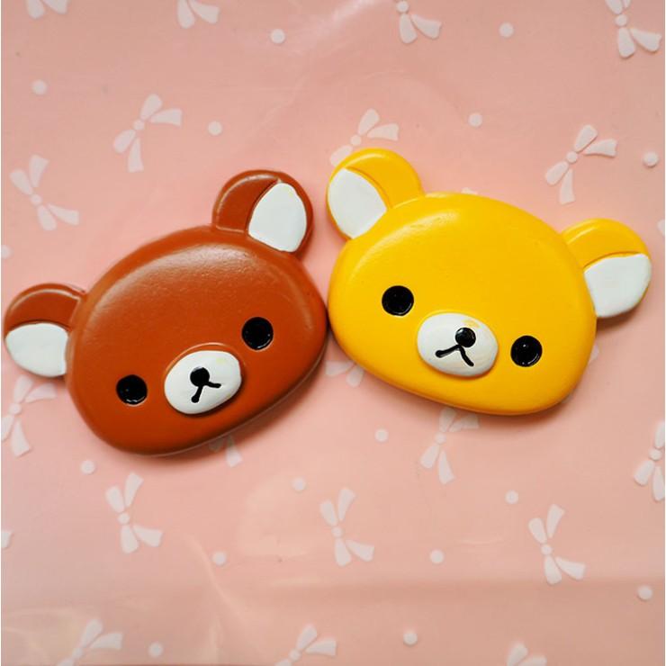 Chuyên Charm * Charm mô hình đầu gấu Brown Bear cho các bạn trang trí vỏ điện thoại, DIY