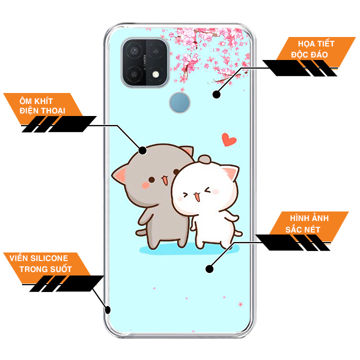 Ốp lưng dẻo cho điện thoại OPPO A15 - 7871 CUTE15 - Hàng Chính Hãng