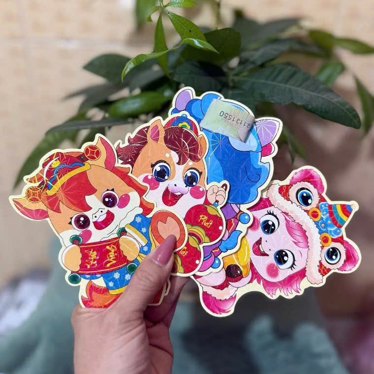 Lì Xì Chibi Tết Hottrend Bính Ngọ 2026 Cam Kết Chất Lượng